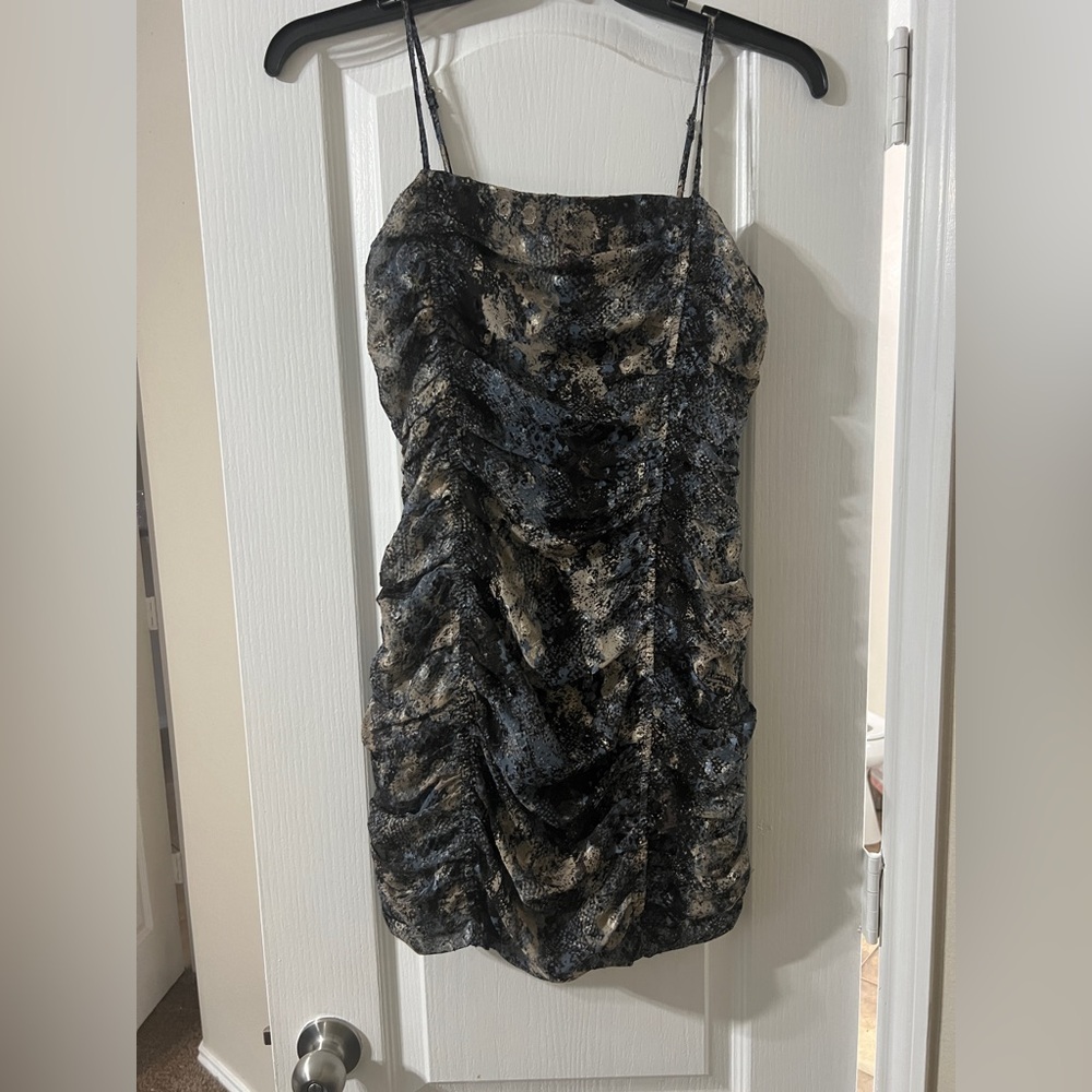 J.O.A. Dusty Blue Dress - Picture 4 of 5